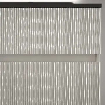 Fluted facade pattern