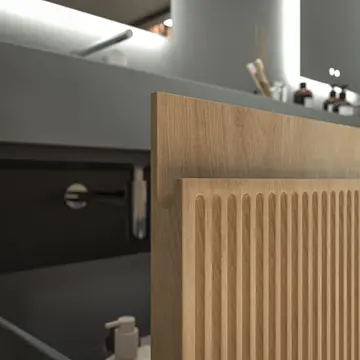 Bathroom furniture detail