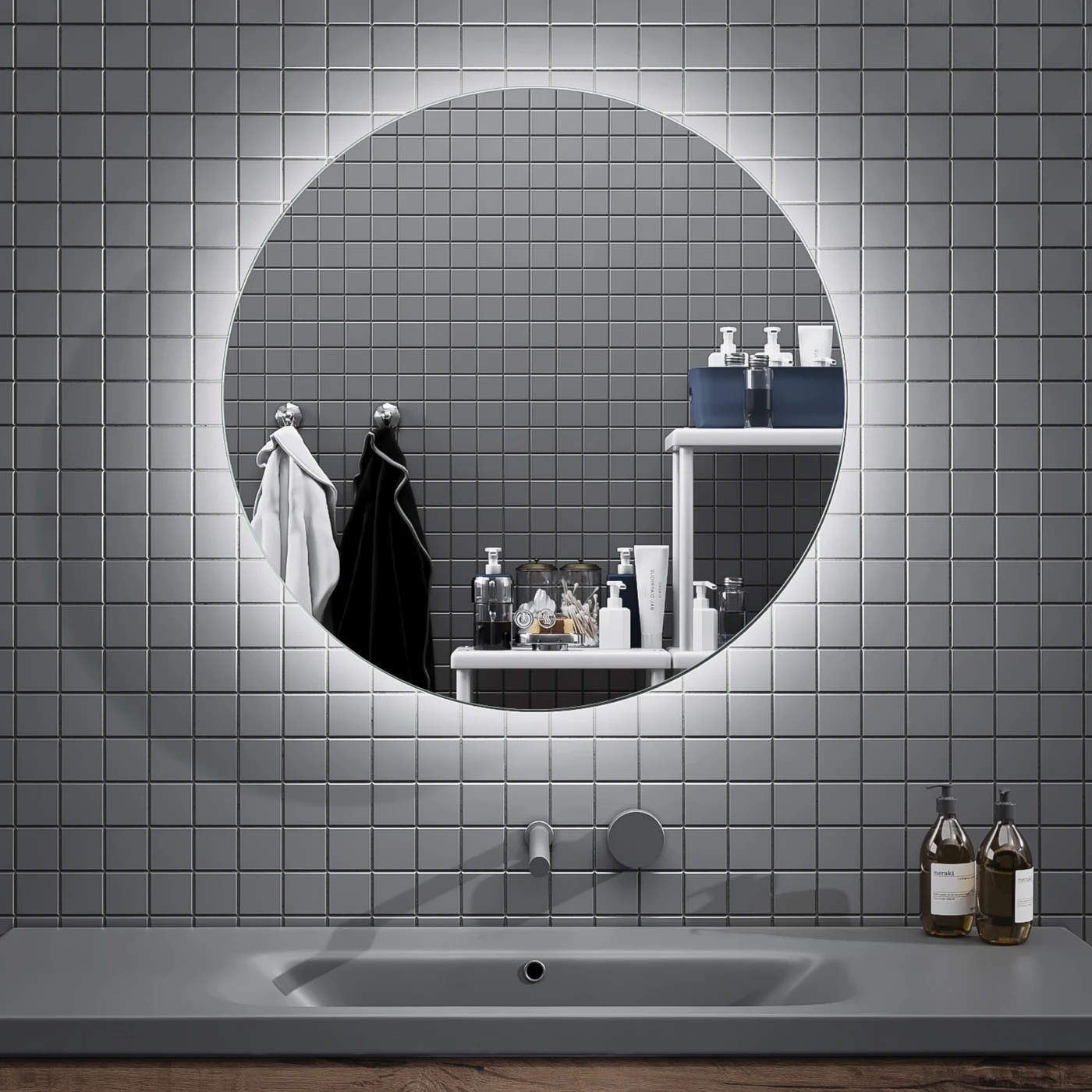Varobath bathroom mirror collection, render 1